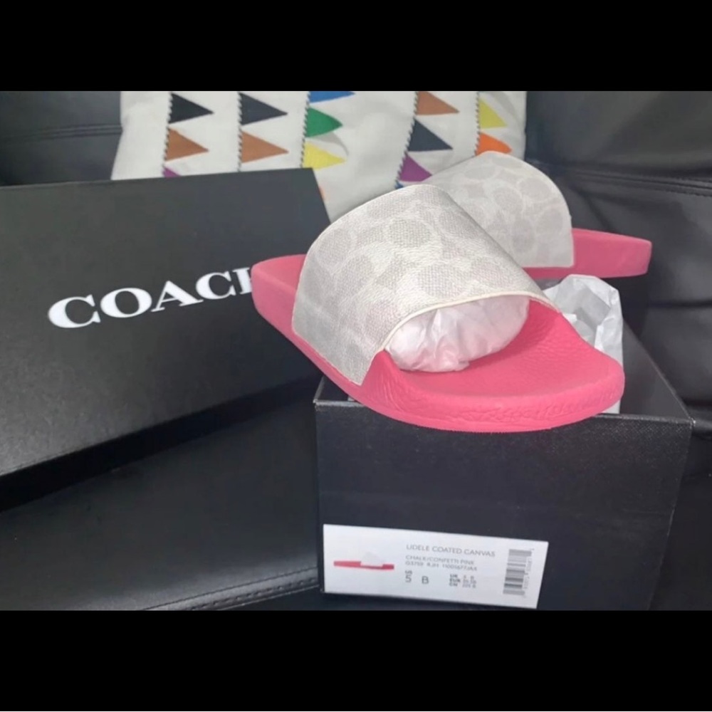 NWT COACH UDELE sport slide, SOLD OUT - Picture 3 of 7